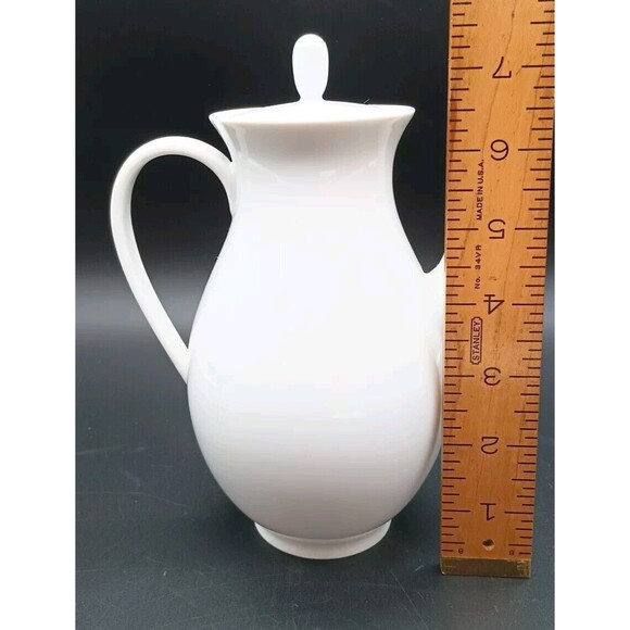 Furstenberg Seit Germany 660/2 Small Coffee Pot Tea Pot White Classic Elegant - Picture 2 of 7